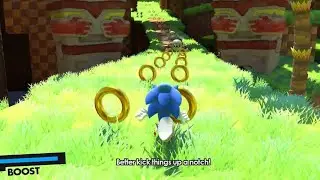 Sonic Forces Green Hill Lost Valley W/ Sonic - Mission 1 - PS4 PRO Max Settings - HD