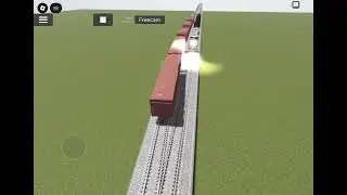 Trains almost collide!