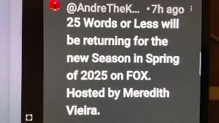 25 WORDS OR LESS GAME SHOW ALL-NEW 2025 SPRING AND FALL SEASONS SCHEDULE INFO🏆