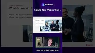 Elevate Your Webinar Game || #virtualconferenceplatform #airmeet #virtualevents #webinars