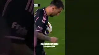 MESSI SCORED EQUALIZER FOR INTER MIAMI MATCH VS LA GALAXY #messi #lionelmessi #mls2024