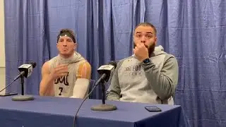 Montana State&rsquo;s Ty Okada and Amandre Williams post-UT Martin