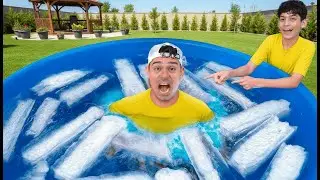 Défi Extrême ICE COLD Dunk Tank avec Jason