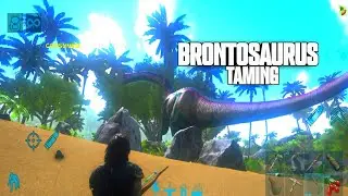 Taming Brontosaurus Dinosaur 🦕 Ark Mobile Beginners | How To Play ARK Mobile | In Hindi