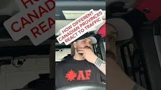 How accurate is this? (Canadian provinces react to traffic) #Canada #Canadian #jokes #funny