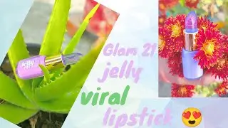 Glam 21 jelly lipstick/viral jelly lipstick/glam 21 03 blueberry lipstick/jelly lipstick review 