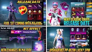 M4 Fool Hit Effect Confirm 😱 Fool Set Release Date 😉 Bgmi Next Classic And Suply Crate Confirm Leaks