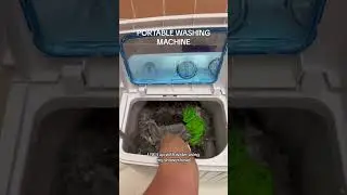 This portable washing machine is just too good it can do a decent load, is so affordable, you can