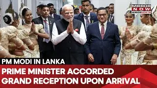 PM Modi Accorded Grand Reception In Sri Lanka's Capital Colombo, Watch