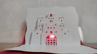 DIY Pop-up Card of a Castle