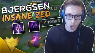 TSM Bjergsen MOST INSANE ZED GAME - League of Legends Funny Moments & Highlights