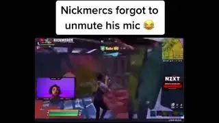 Nickmercs singing while Nate Hills is playing #Fortnite       -#Shorts