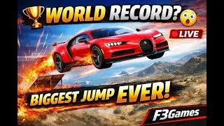 🏆 WORLD RECORD JUMP ATTEMPT 🔥 | Forza Horizon 5 LIVE 🔴 | F3Games