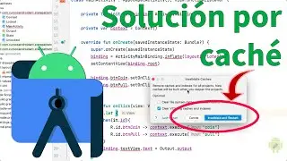 Repair Android Studio without reinstalling everything with: Invalidate Cache and Restart - Tutorial