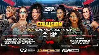 Kris Statlander & Babes of Wrath vs Hyan, Maya World, & Vertvixen - AEW Collision