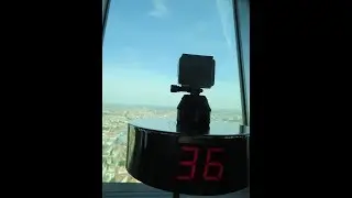 Berlin TV Tower - Restaurant Sphere. Time-Lapse 28.04.2018