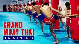 NEXT LEVEL Muay Thai Training 💥 | Grand Gym Power, Speed & Fight Conditioning