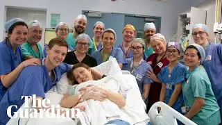 'Astonishing breakthrough': woman becomes first UK womb transplant recipient to give birth
