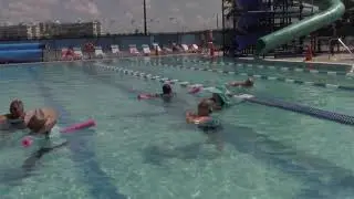 How to do deep water yoga
