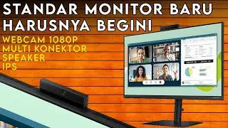 Layar IPS, Webcam FullHD, Speaker, Bisa utk Editing & Game: Review Monitor Samsung S24A40