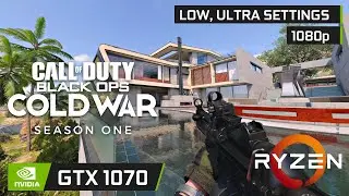 GTX 1070 Call of Duty Black Ops Cold War Season 1 | Низкие, Ультра настройки 1080p