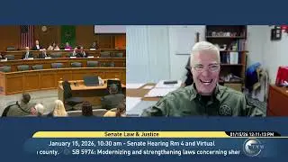 Opposition to SB 5974 on Sheriffs, Police Chiefs, etc  at State Senate Law & Justice Hearing 2