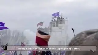 Trump's Truth Social downloads top Apple App Store