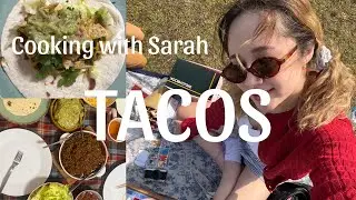 -COOKING WITH SARAH-let&rsquo;s make tacos❤️サラクッキング🍳タコス🌮つくるよ✨💞