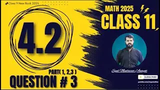 Class 11 Math Exercise 4.2 question 3 Part i, ii, iii | Exercise 4.2 Math 11 new book 2025 | 11 Math