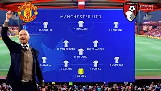 FIFA 22 | Bournemouth vs Manchester United - Erik Ten Hag Squad - UEFA Champions League - Gameplay