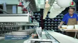 Automatic Dip Glazing Production Line &ndash; 11stations
