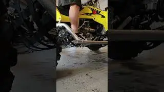 Finally decided to add a kicker. Yes, I also kept the electric start (for now). #ltr450#suzuki