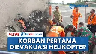 🔴LIVE: Korban Pertama Pesawat ATR 42-500 Dievakuasi Helikopter dari Lampeso untuk Diidentifikasi