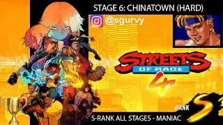 Streets of Rage 4 - Stage 6: Chinatown - Hard - S Rank (SOR1 Axel)