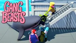【4人実況】なんでもありな大爆笑格闘ゲーム【Gang Beasts】
