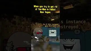 When you try to get rid of Yes-Man in FalloutNew Vegas: #fallout #memes #shorts
