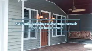 Miller Precision Painting - Residential painting services enhance curb appeal for homeowners
