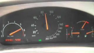 Saab 95 2.3T Aero 0-150 km/h Acceleration Test Beschleunigung