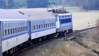 České dráhy on board - Brno  - Jihlava - České Budějovice - Bjelovec 750 711-4, Plecháč 242 236-8