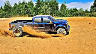 FORD F450 на блоках! ... Все так же валит, но НЕ ЕДЕТ! RC Cen Racing 4x4