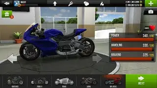 Traffic Rider Last bike MX 450S Top Speed - 389km/hour