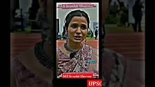IAS Srushti Sharma motivational📚 video//🥰 upse topper rank 01 #upse #srushtideshmukh #shorts 💞#ias