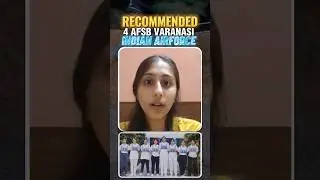 AFCAT Recommended |Sweta Kotak🎖️| 4 AFSB Varanasi| SSB Interview | #ssbinterviewpreparation #shorts