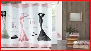 Great product -  DS BATH Haute Pink Shower Curtain,Fabric Shower Curtain,Print Shower Curtains for B
