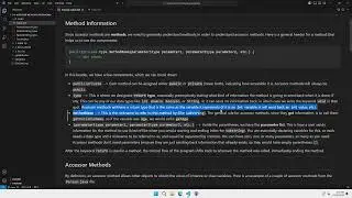 5.4 Accessor Methods 1 - Method Information