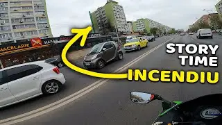 STORYTIME INCENDIU LA MINE IN BLOC DE PE MOTOR ★ KAWASAKI NINJA 636