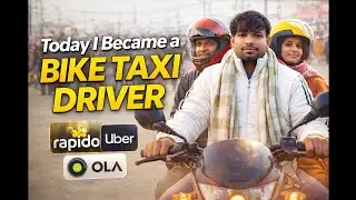 Rapido Bike Taxi चलाया पहली बार 🔥 | Passenger Reactions 😵 + Earnings 💸 #rapido #ola #uber @aktuwala
