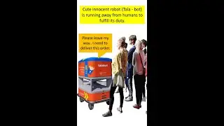 Tala-bot | Cute Food Delivery Robot | Running away from humans | Expo