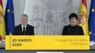 Rueda de prensa posterior al Consejo de Ministros y Ministras - 20 de enero 2026