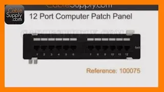12 Port Patch Panel